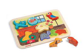 Chunky puzzle animali domestici - Janod - 0 