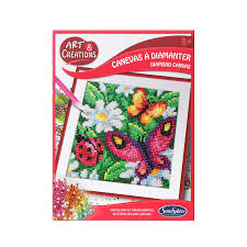 Canevas  Diamanter opaque - Papillons e Marguerites - 0 