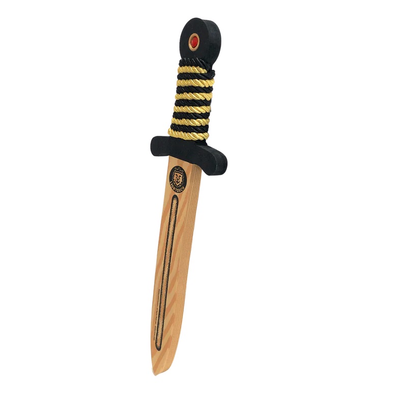 Mini spada legno leone nero e oro Liontouch -  