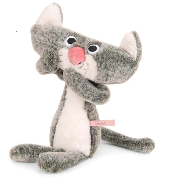 Peluche gatto Chaplapla Moulin Ropty -  