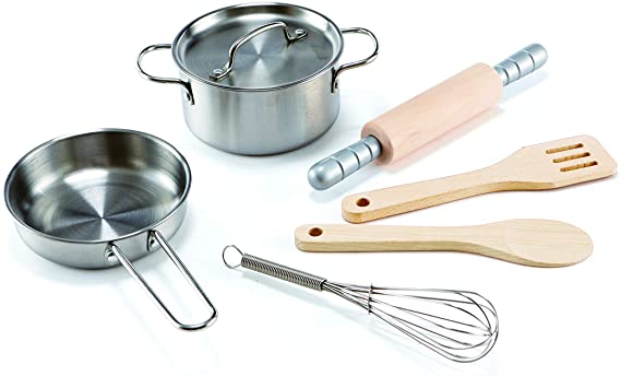 Kit cucina pentole latta Hape - 0 