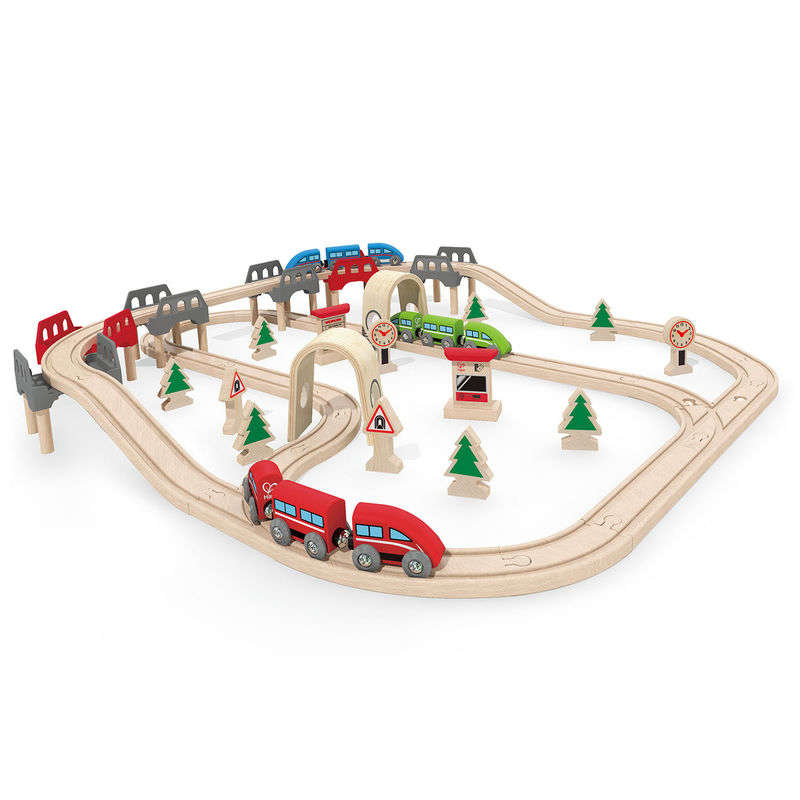 Set pista treno alto e basso Hape - 0 