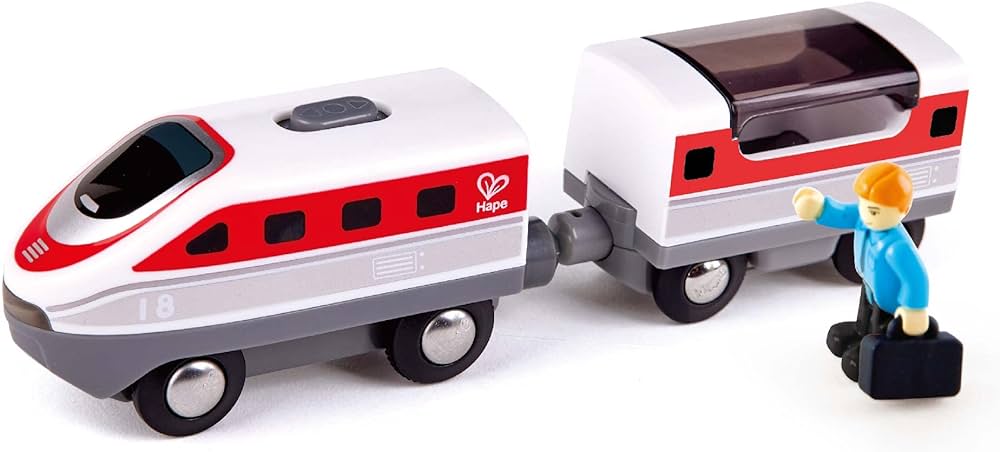 Treno intercity a batteria con passeggero Hape - 0 