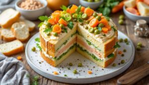 Torta tramezzino fredda a strati: l’antipasto cremoso da preparare in anticipo