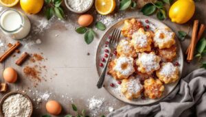 Frittelle di mele in friggitrice ad aria