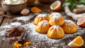 CASTAGNOLE RICOTTA e CACAO all'arancia: morbide e golose