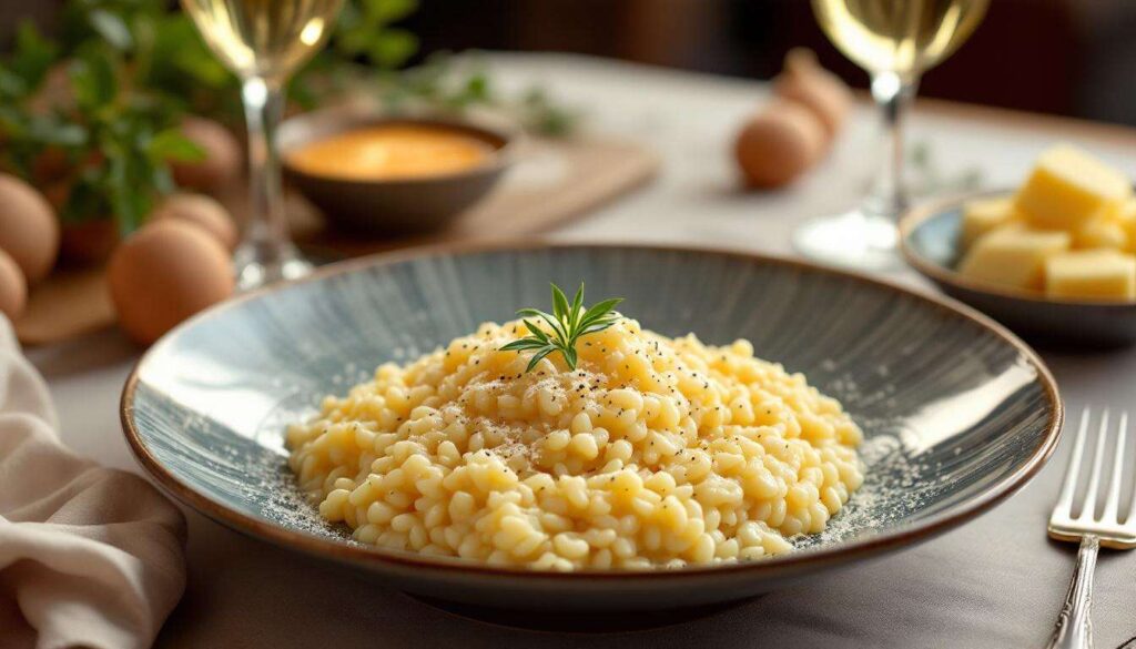 Il celebre risotto alle 3 P: un primo piatto raffinato pronto in meno di 30 minuti